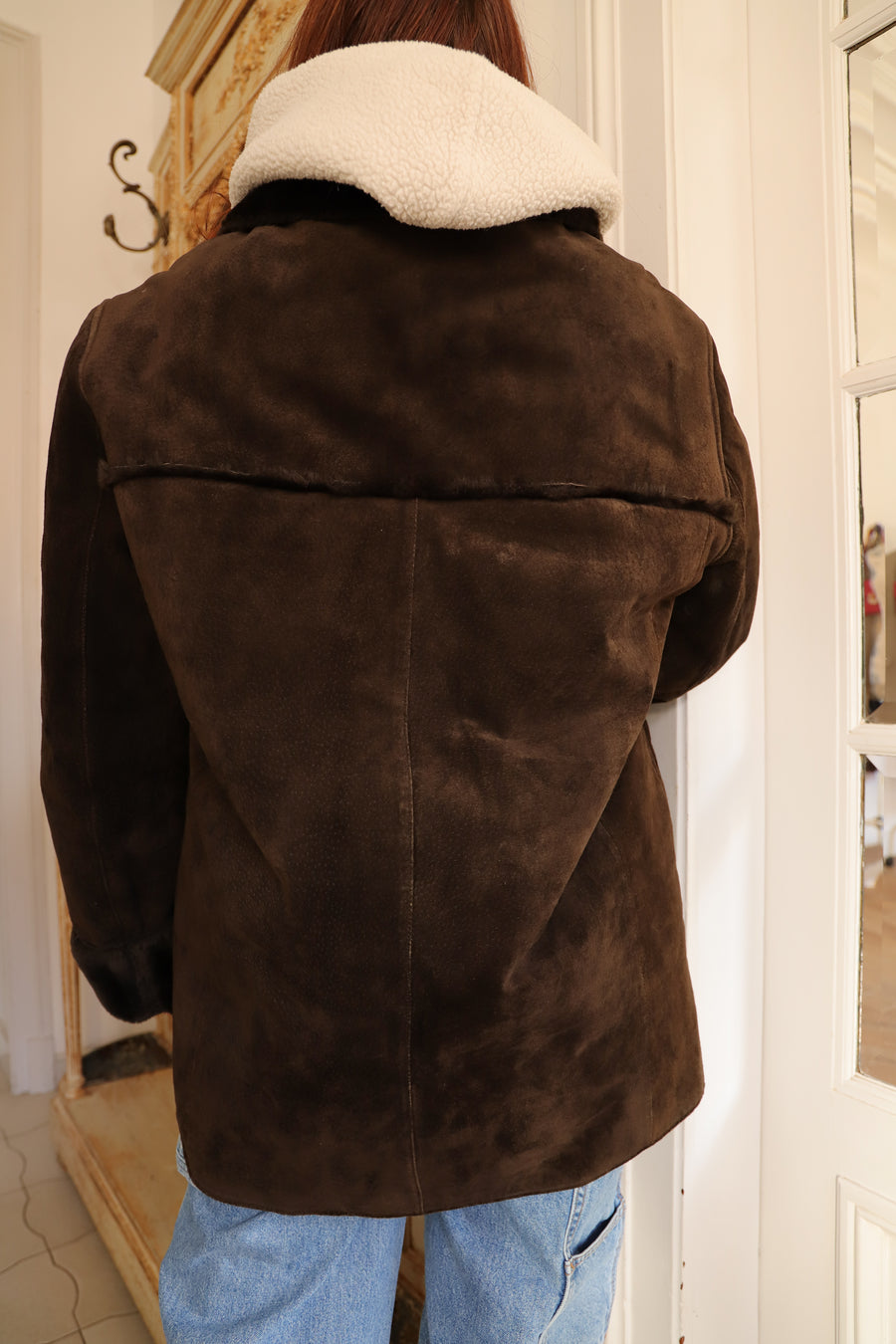 Manteau Cuir / Sherpa