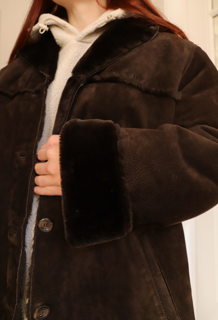 Manteau Cuir / Sherpa