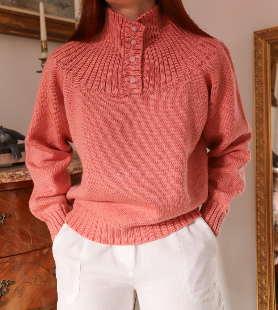 Pullover vieux rose