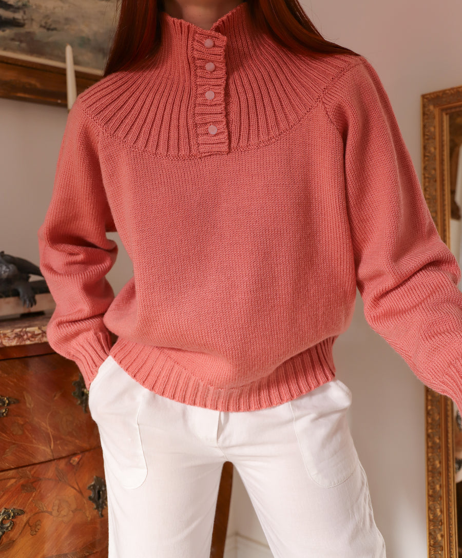 Pullover vieux rose