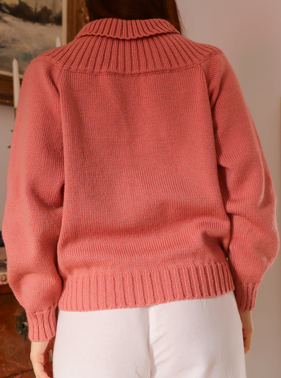 Pullover vieux rose