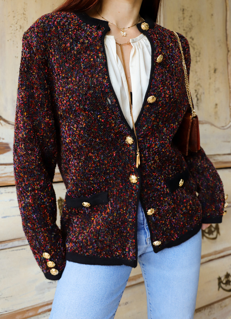 Cardigan texturé