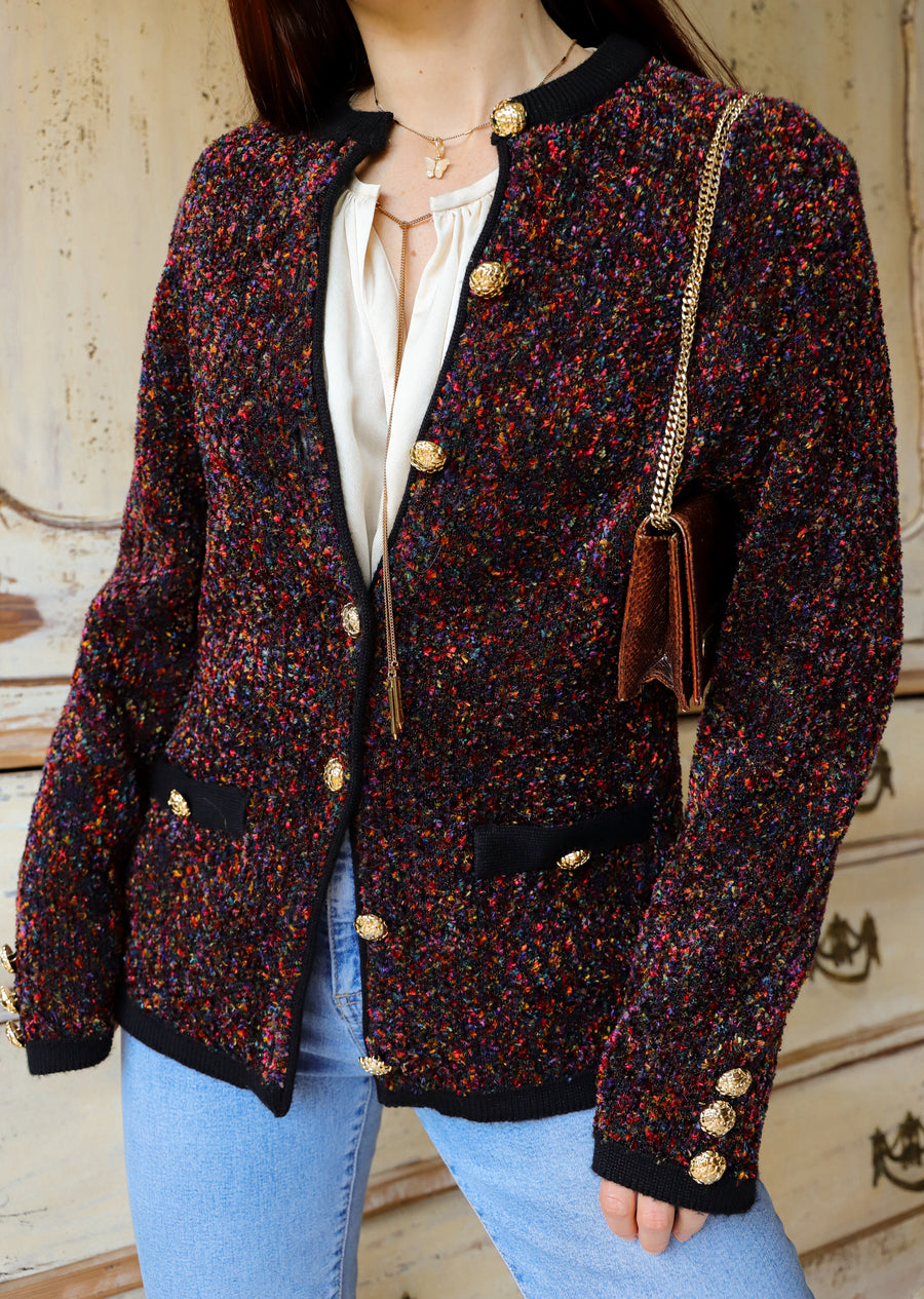 Cardigan texturé