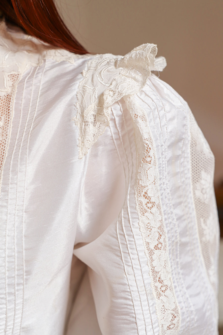 Blouse victorienne en soie