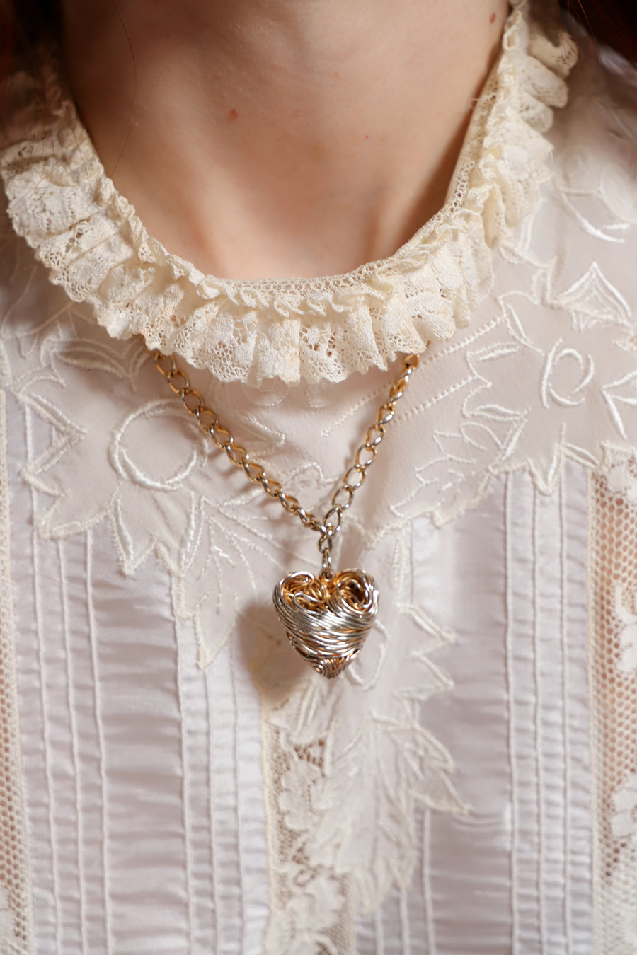 Blouse victorienne en soie