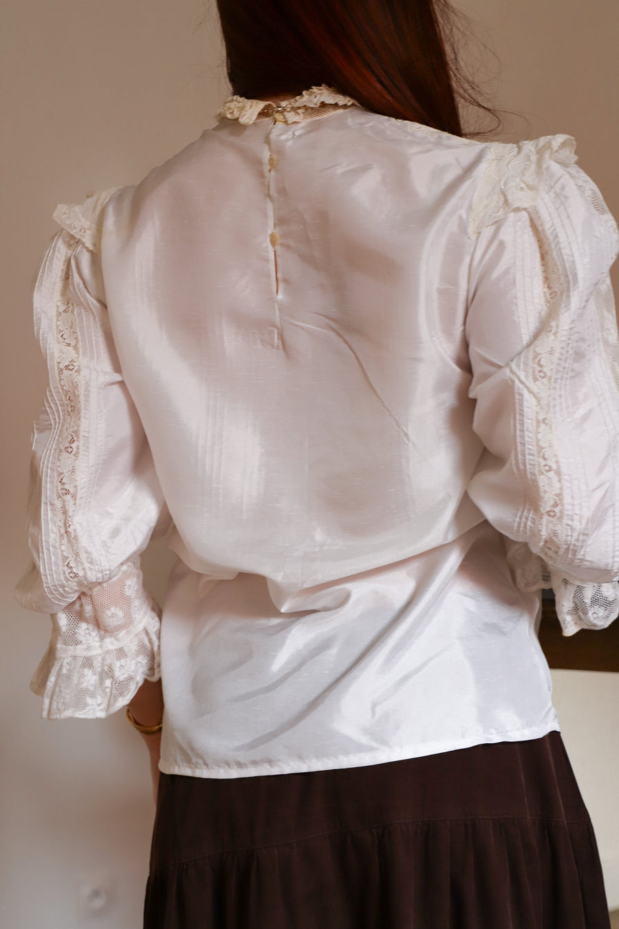 Blouse victorienne en soie
