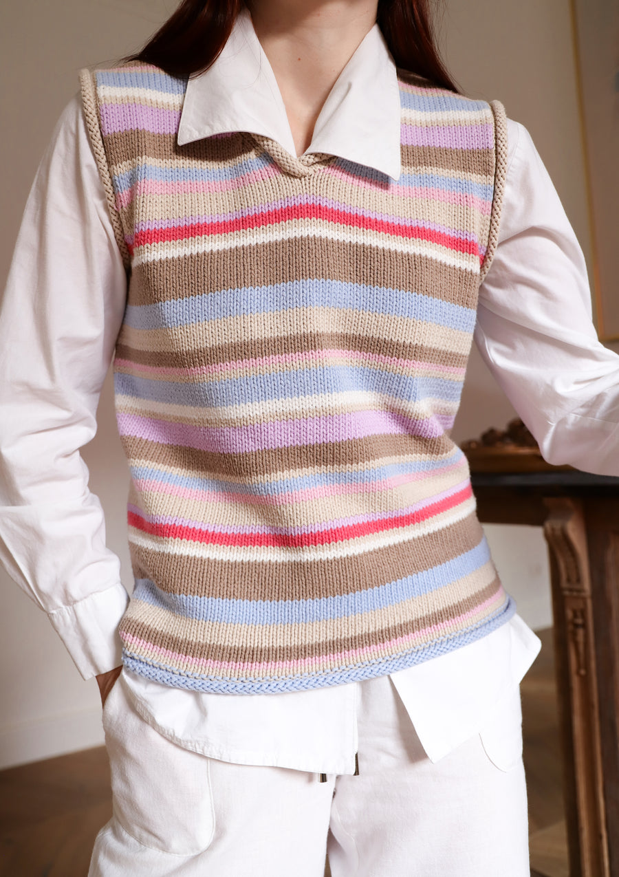 Pull sans manches
