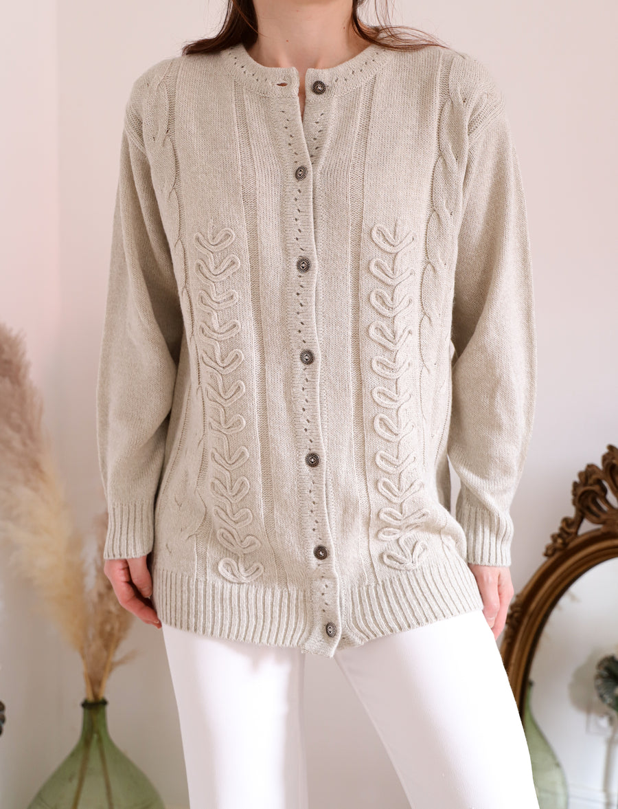 Cardigan gris