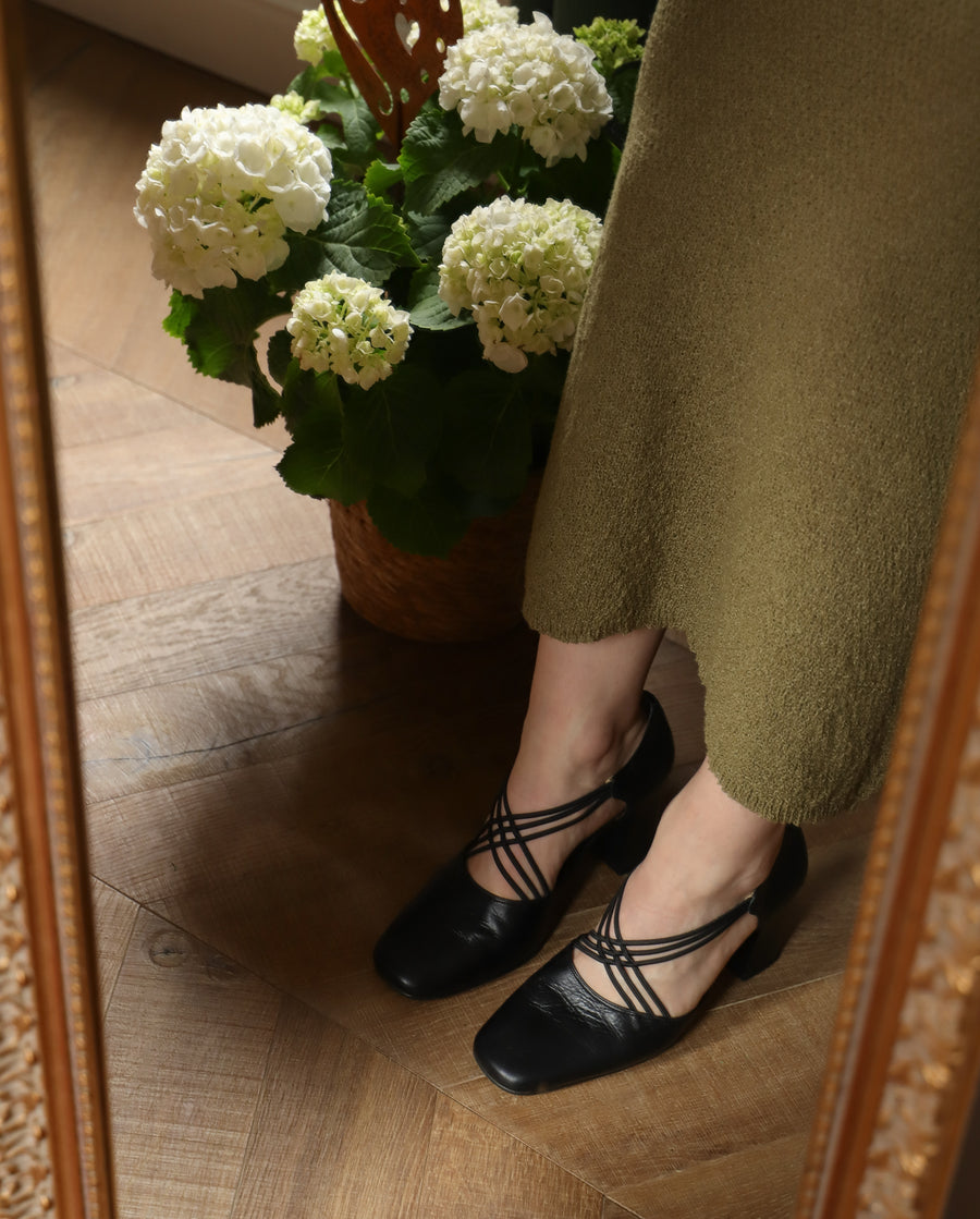 Vintage ballerines talons