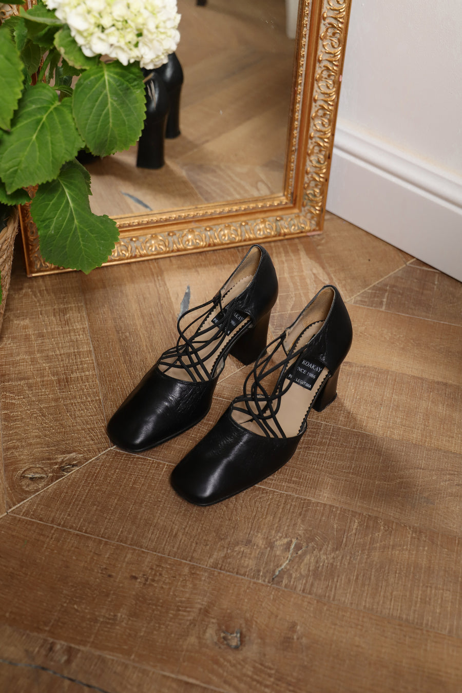 Vintage ballerines talons