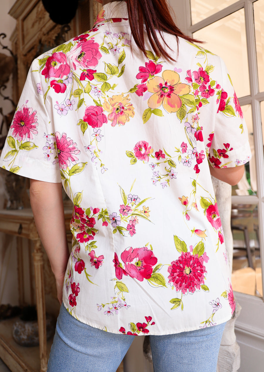 Chemise fleurie
