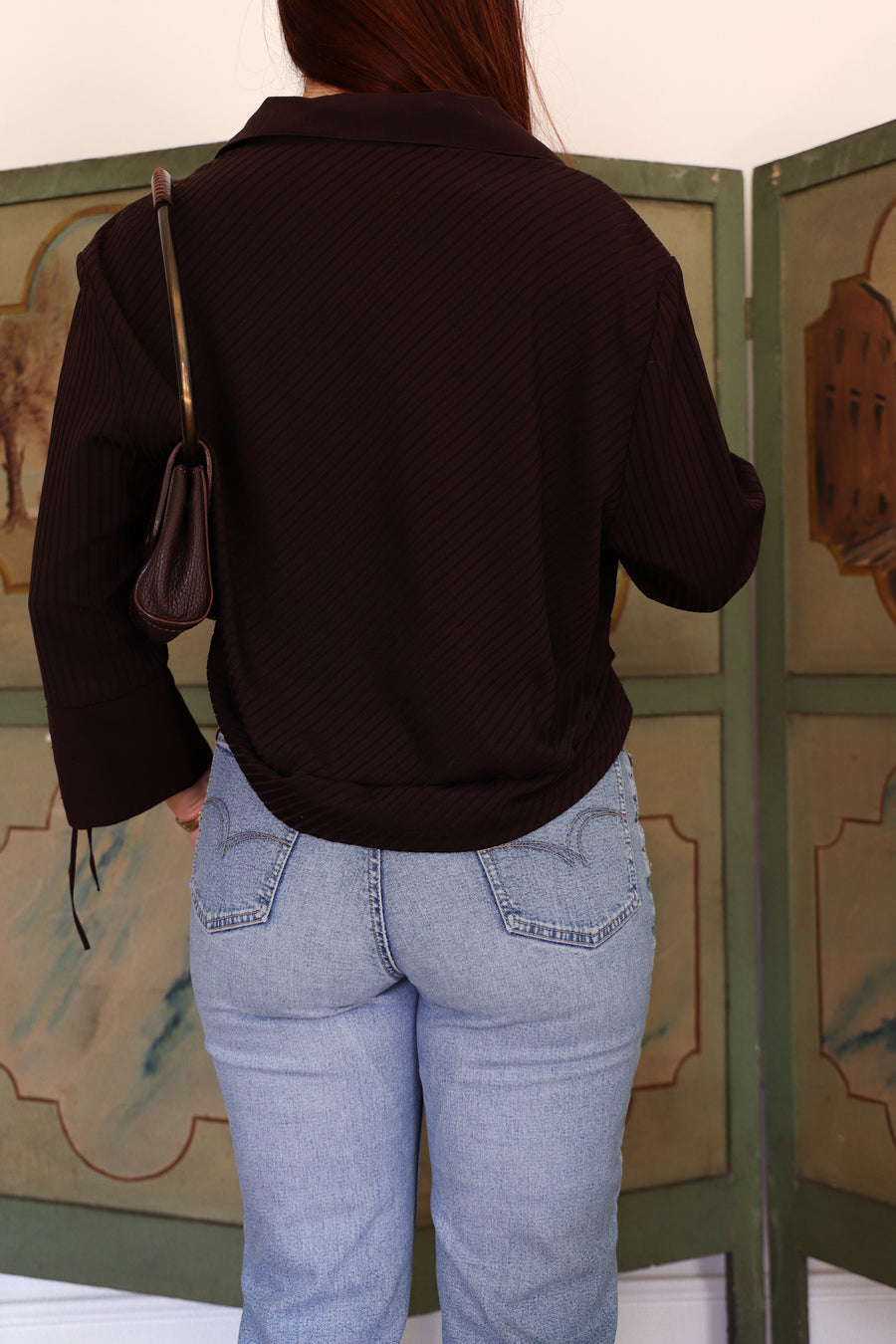 Chemise côtelée