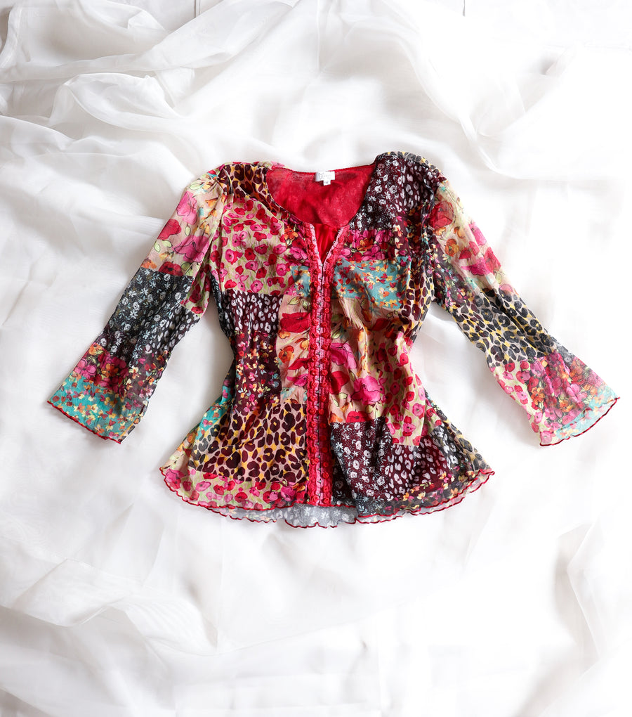 Top Y2K patchwork