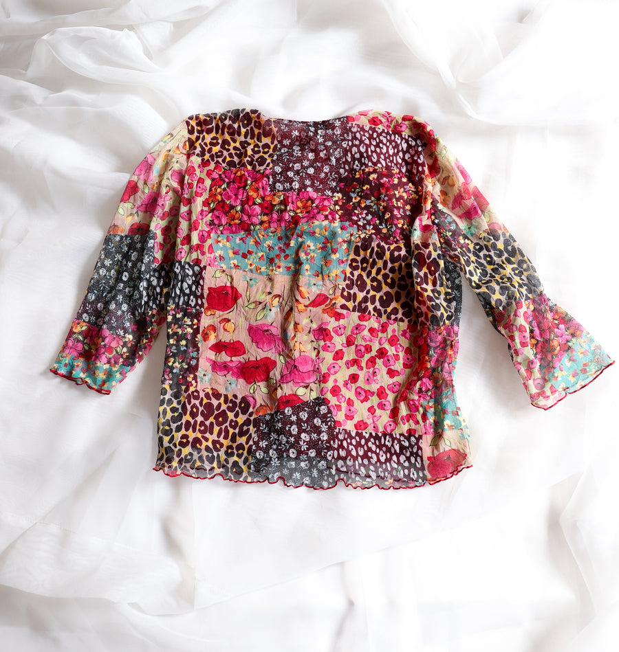 Top Y2K patchwork