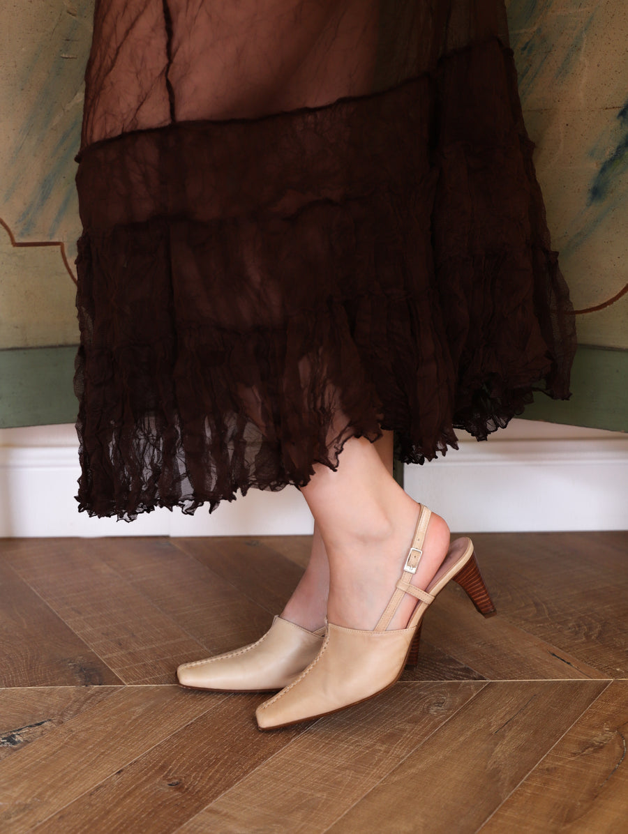 90's Sandales cuir